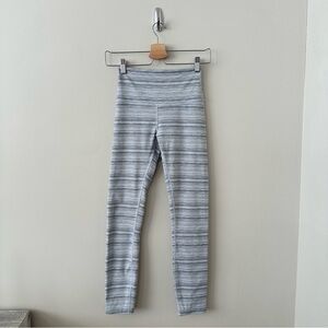 Lululemon High Times Pant *Luxtreme-Cyber Stripe White Silver Fox
